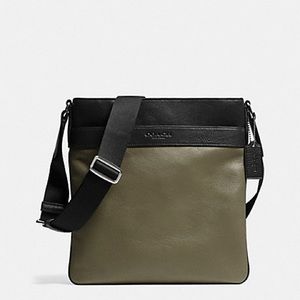 Practically new! Green Coach leather bag